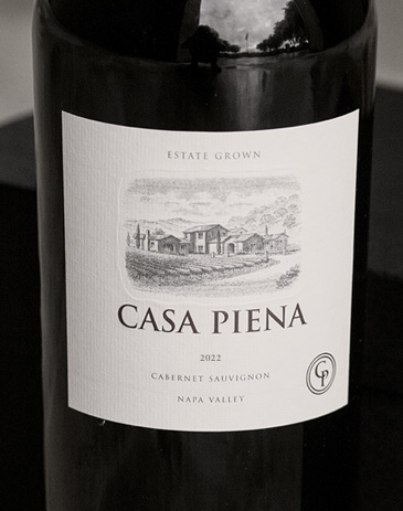 2022 Casa Piena Cabernet Sauvignon bottle shot